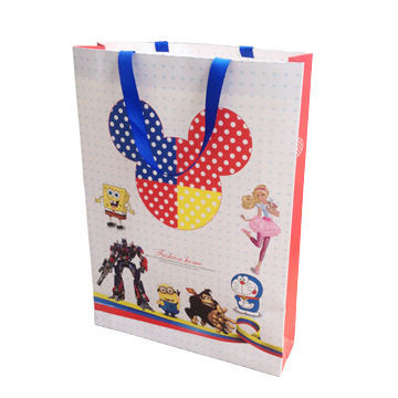 Promotional paper gift bags