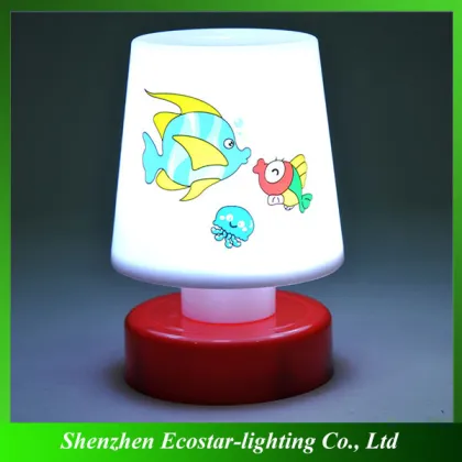 Colorful white light cartoon light LED pat light touch pat lamp for gift