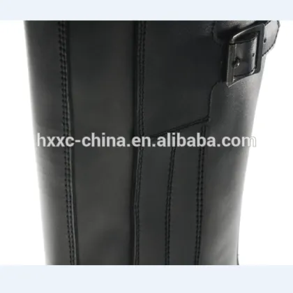 CHINA XINXING Black Leather Boots Military Combat Tactical Boots