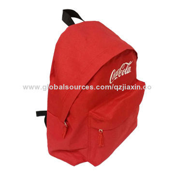 Promotional classical backpack/customized logo printing, measures 42x32x26cm