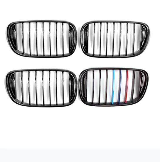 BMW 7 Series G11/G12 Pre-Modified Grille: Single Line Bright Black Three Color Model - Intake Grille and Grille Accessory