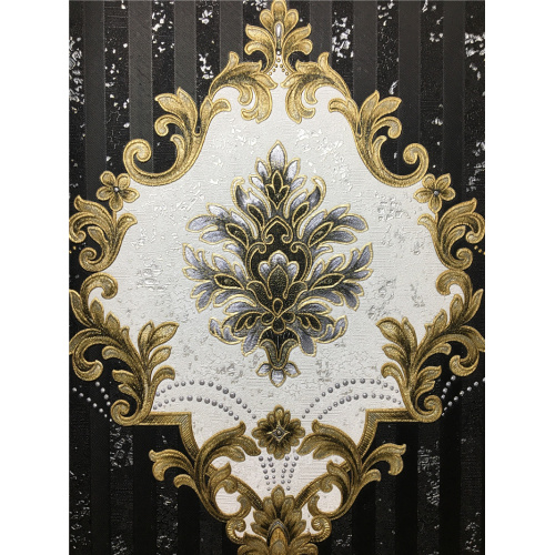 Luxury Damask Vinyl Wallpaper For Living Room Wallcovering