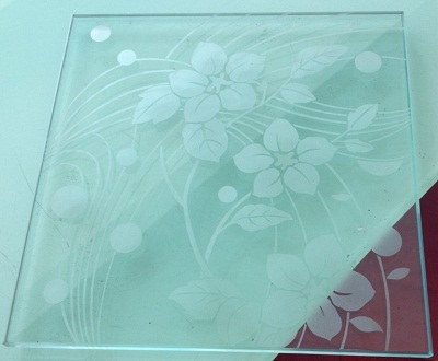 Acid Etched Art Glass with SGCC & AS/NZS2208