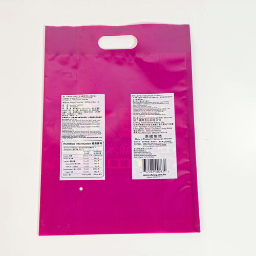 Bolsa de película compuesta de plástico para alimentos