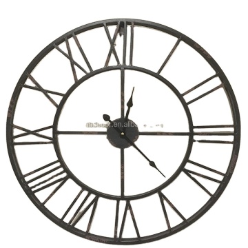 Hot Selling Decorative Roman Numeral Metal Wall Clock: Stylish Home Décor Accessory