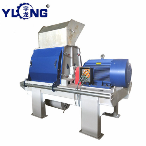 YULONG GXP75*75 wood hammer mill with blower