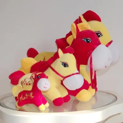 popular plush big eye mascot pendant,standing plush mascot