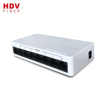 8 Port 10/100Mbps POE Optical Ethernet Switch with Reverse Function