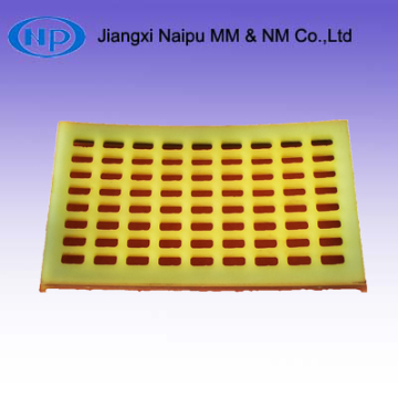 China Mining Machinery Natural Rubber Mill Screen Panels