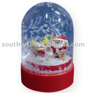 snow dome  with snow flake/Christmas gifts