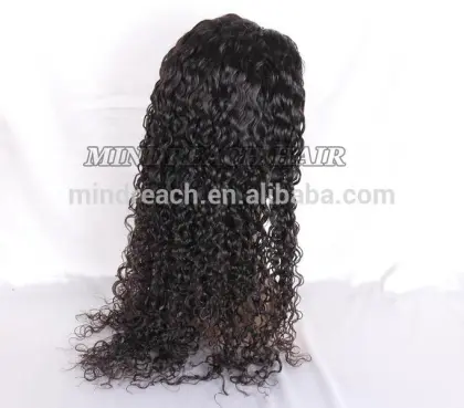 New stock top quality u part wig virgin Brazilian hair u part full lace wig