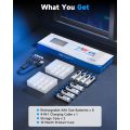 باتری لیتیومی قابل شارژ USB-C 8PCS 1.5V AAA 1300mWh