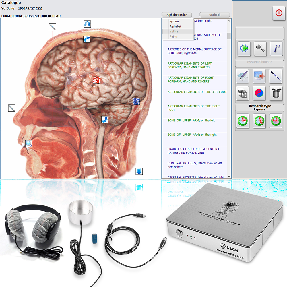 Medical 4025 NLS system bioresonance scan therapy machine