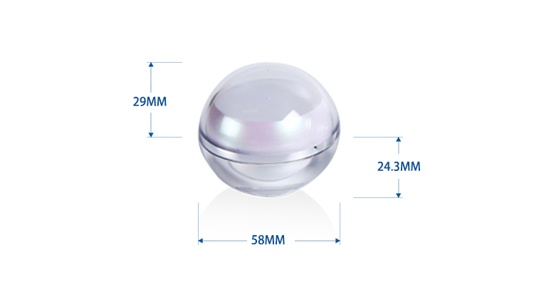 15g New design Ball Shape Cosmetics Acrylic Jar