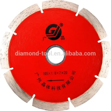 segmented stone diamond cutting disc 105mm diamond blade for stone