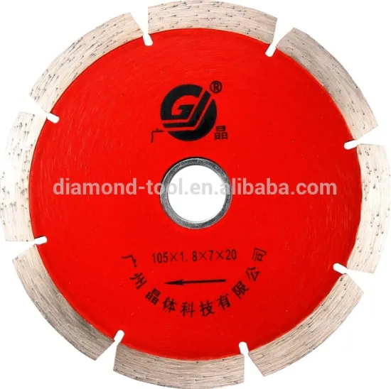 segmented stone diamond cutting disc 105mm diamond blade for stone