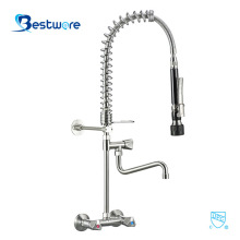 Wall Mount Pull-Down Faucet for Commercial Kitchen