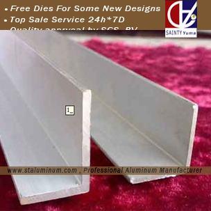 Aluminum Angle with material 6063 ,6061,6063,6082