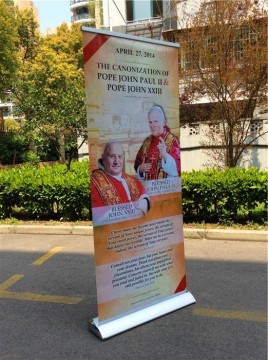 New Invention 2015 Advertising Stand, Magnetic Floating aluminum roll up standee                        
                                                Quality Choice