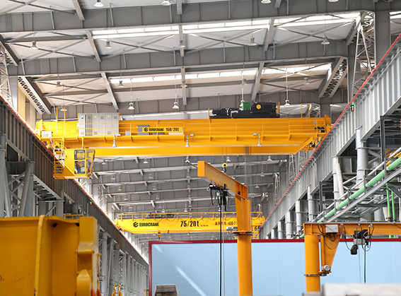 yellow-painted crane lifting hook