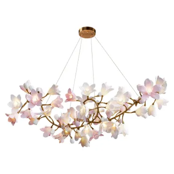 High-End Indoor Nordic Style Crystal LED Pendant Lamps for Hotel, Home, and Staircase Décor