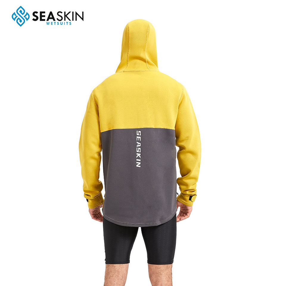 Seaskin Jacket 2mm Long Sleeve Men Wetsuit Top