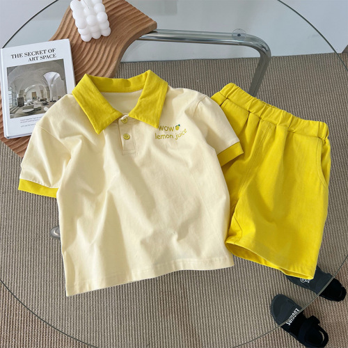 Summer Children's Clothing Short-Sleeved Polo Shirt