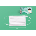 Máscara protetora descartável infantil de 3 camadas