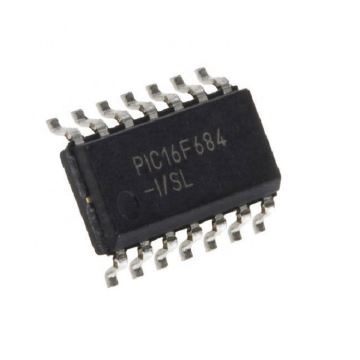 IC المكونات الإلكترونية PIC16F684-I/SL 8 بت متحكم-3.5 كيلو بايت فلاش ، 128RAM ، 12 دبابيس I/O