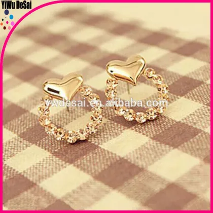 korean stud earrings Fashionable sweet stud earrings small earrings