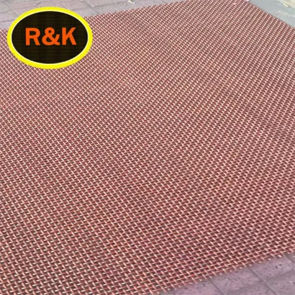 2.5mm wire red copper mesh