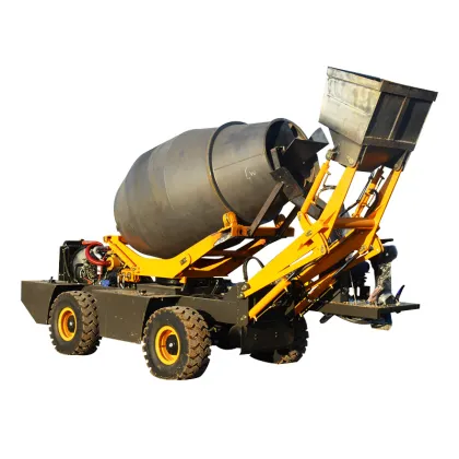 Titan New Model TL2500: Mobile Portable Cement Mortar Mixer & Self-Loading Concrete Mixer