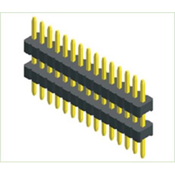 0,050 &quot;/1.27mm tonhuvudhuvud dubbel plast rak enkel rad