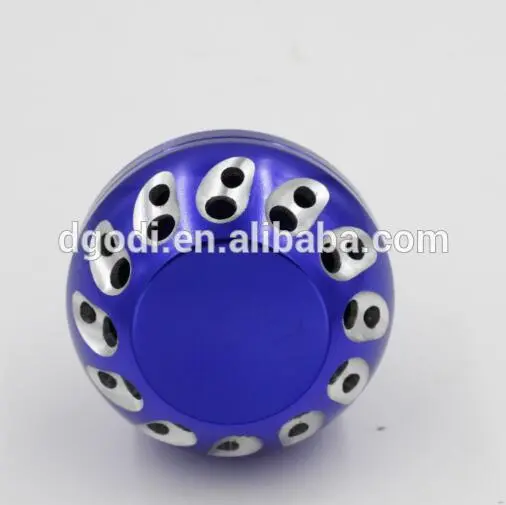 blue anodized aluminum fishing reel handle knob and other parts for fishing reel