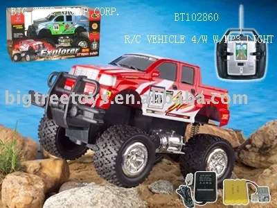 R/C CAR, 4WD, BATTERY AND CHARGER INCLUDED