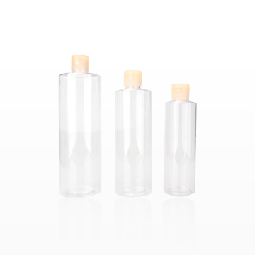 Transparent PET Plastic Bottles with Flip Lid - 100-500ml Capacity