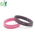 Engraved Filled Multicolor Strap Slap-up Silicone Wristbands