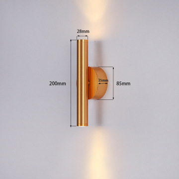 Lampada a parete a LED moderna Minimalista - Decorazione per bagno e camera da letto rotanti a 360 gradi