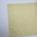 Tessuto jersey lavorato a maglia con pois glitter dorati
