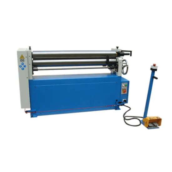 ESR-1300x4.5 TTMC Electric Slip Rolling Machine: 3 Rollers Plate Roll Bending Machines with 415V-50HZ-3PH Motor