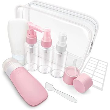 30 ml 40 ml 50 ml 100 ml 120 ml leere Silikon -Toilettenartikel Reisen acessorize Squeeze Flasche Kit Set