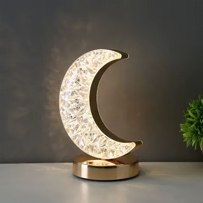 USB Rechargeable Acrylic Moon Night Light