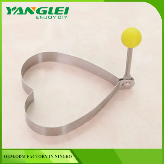 Stainless Steel Heart-shaped Omelette Mold Fried Egg Device Creative Thick Pancakes Ring