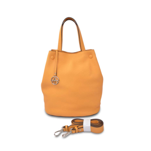 Yellow Ladies Bucket Bag Large Capacity