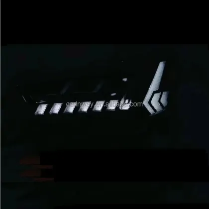 Revo Headlight: Modified LED 3 Lens Front Head Lamp for Toyota Hilux Revo Rocco 2021