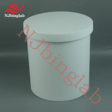 NJbinglab PTFE storage barrel, pure white, for semiconductor liquids, made to order