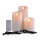 Moving Wick USB Rechargeable Led Flameless Pillar Candles