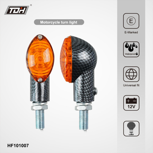 Sinal de giro de fibra de carbono com grade impermeável resistente às intempéries