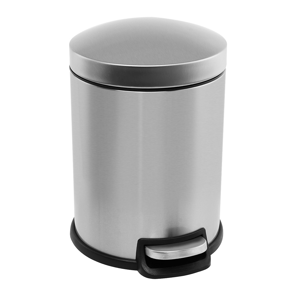 Stainless Steel Round Garbage Can Office