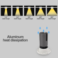 Testreszabhatja a szálloda mennyezeti helyének LED -es süllyesztett downlight -ot